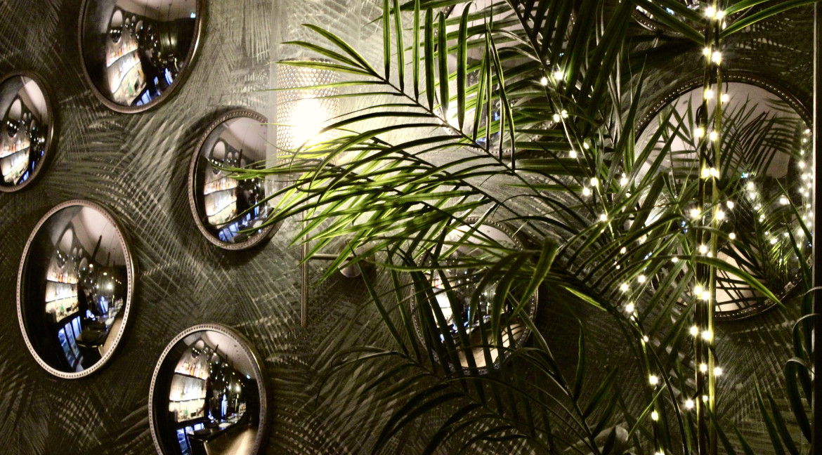 Palm Tree with Lights